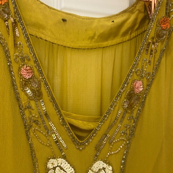 FREE PEOPLE MAGIC GARDEN PARTY DRESS 20s Flapper ART DECO Sequin Embellished S - Picture 15 of 16